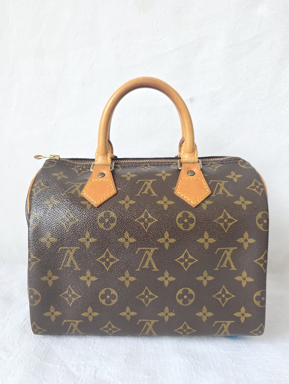 Auth Louis Vuitton Monogram Speedy 25 Bag